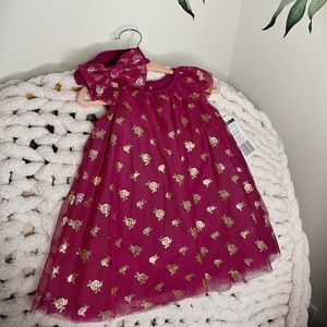 Baby girl dress with matching head bow